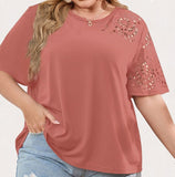 Blusa Ampla Manga Rosa » Coleção Basic